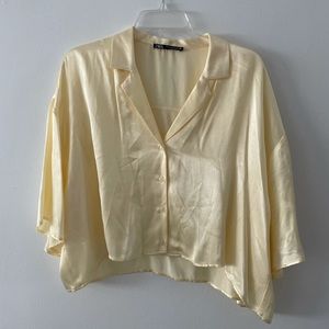 Zara Satin Effect Top (Spring 2021 Collection)